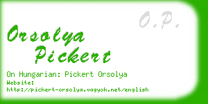 orsolya pickert business card